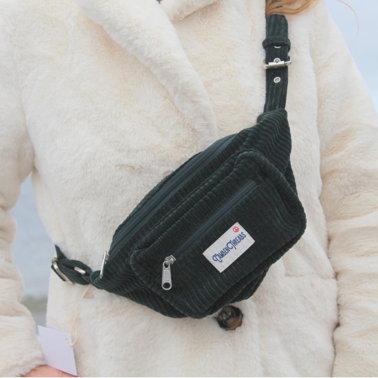 Double Bum Bag Bottle Corduroy